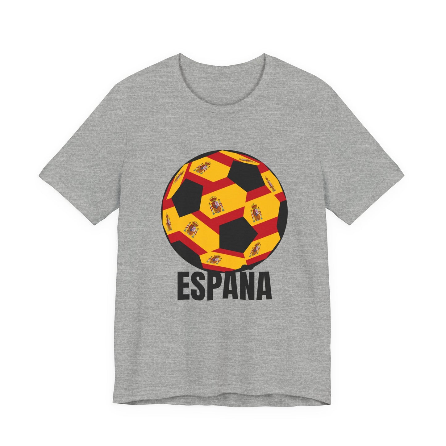 Spanish Fan España T-Shirt Black Text