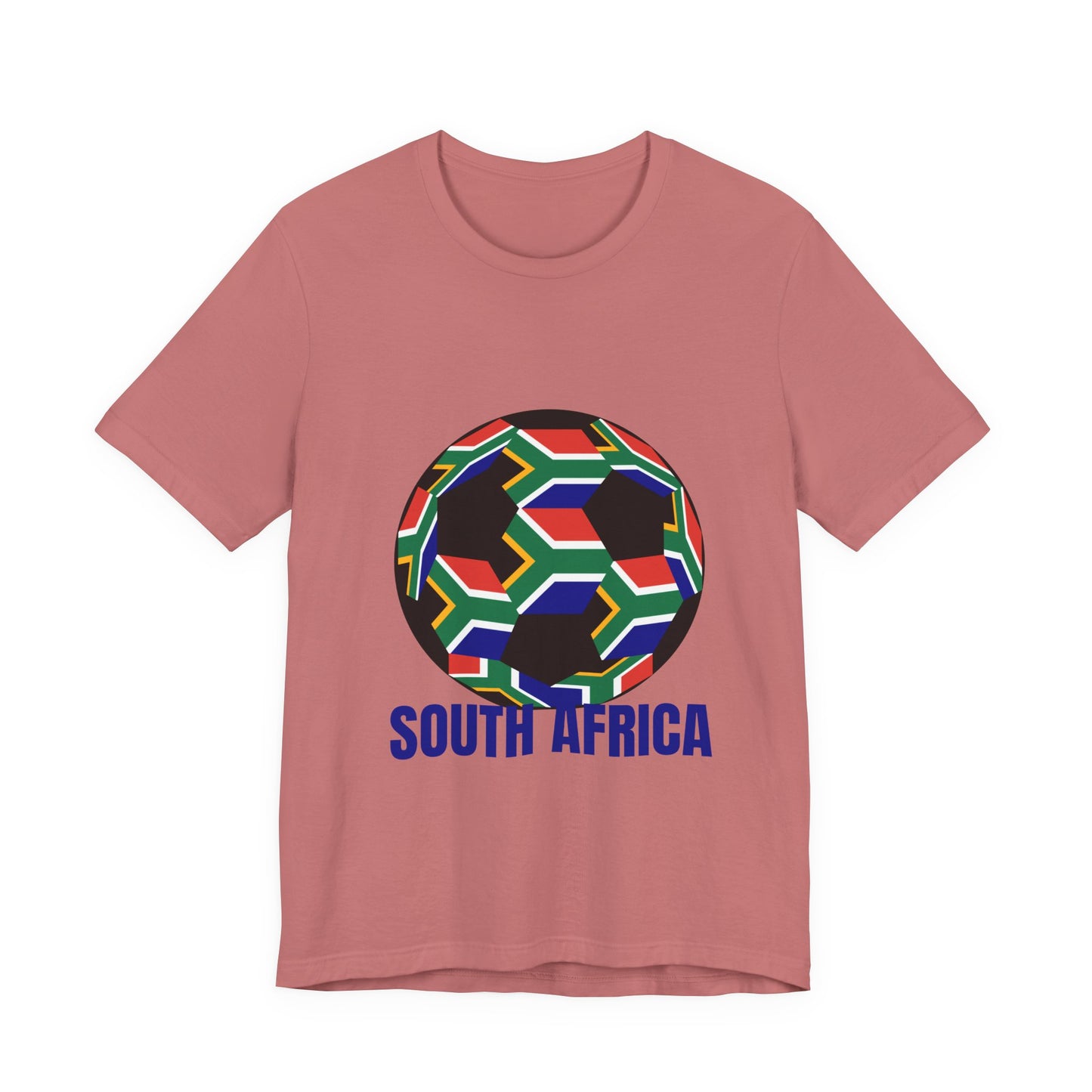 South Africa Fan Specialty Soccer Ball Design T Shirt