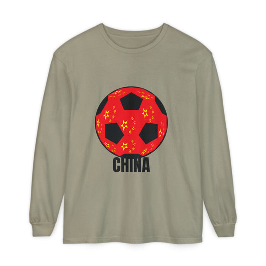 China Fan Specialty Soccer Ball Design T Shirt
