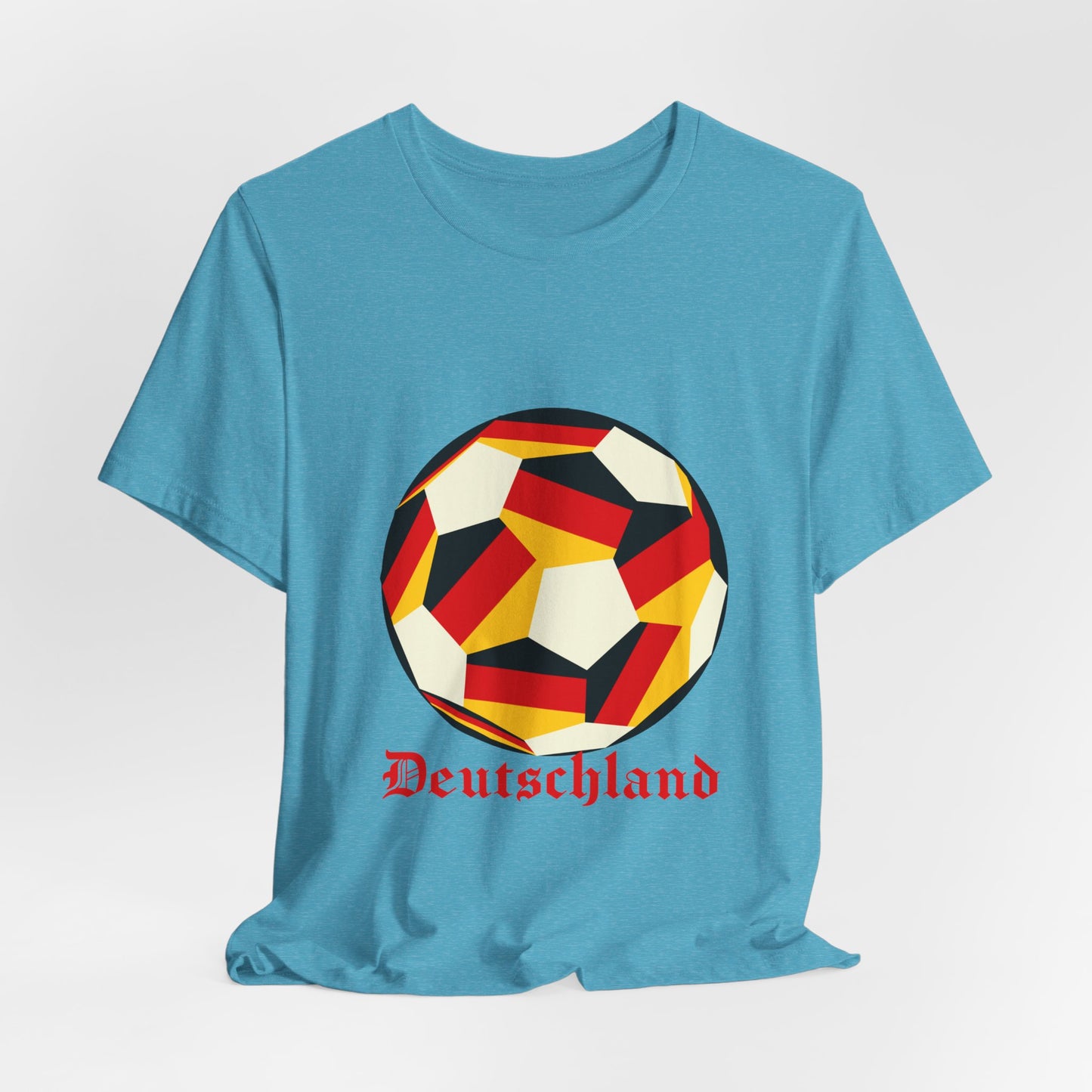 Deutschland Fan Specialty Soccer Ball Design T Shirt
