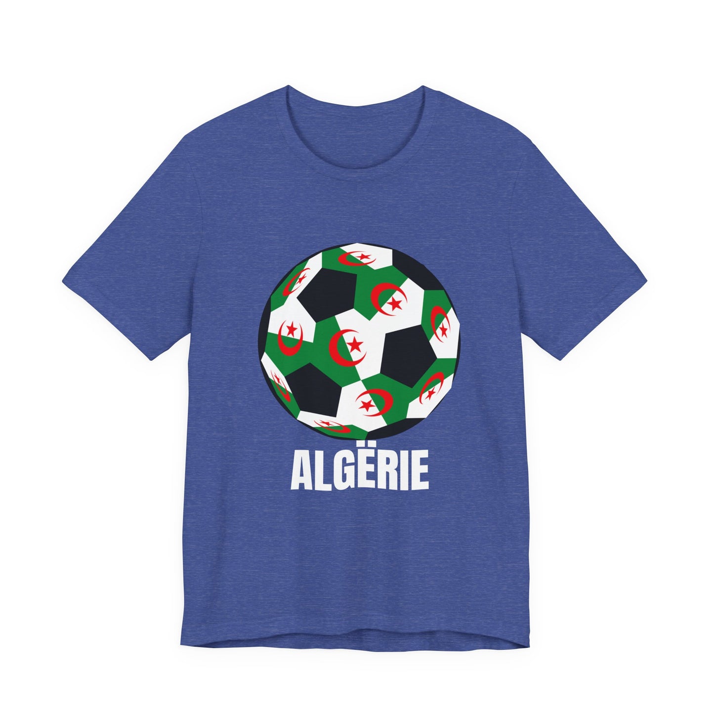 ALGËRIE Fan Specialty Soccer Ball Design T Shirt