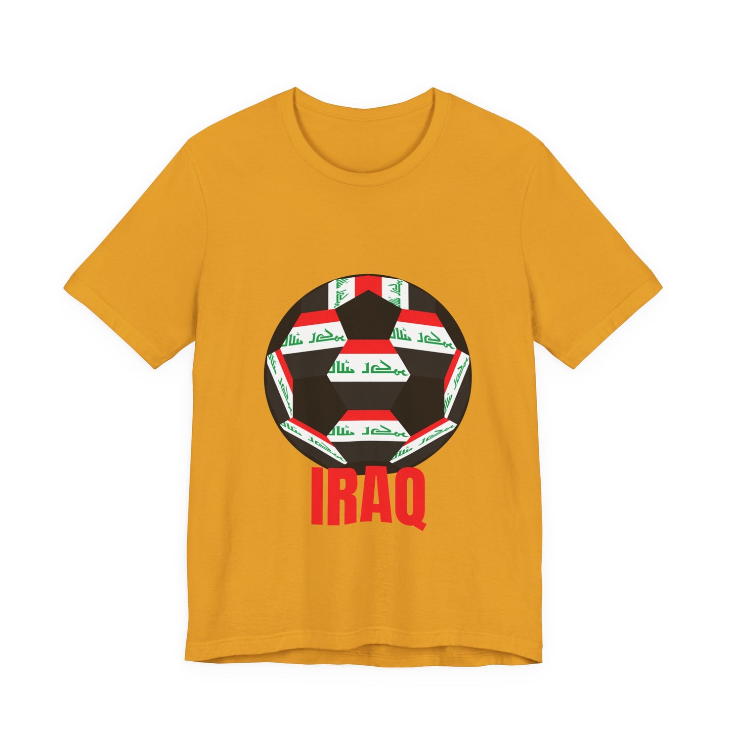 Specialty Design Iraq Soccer Fan Short Sleeve Tee