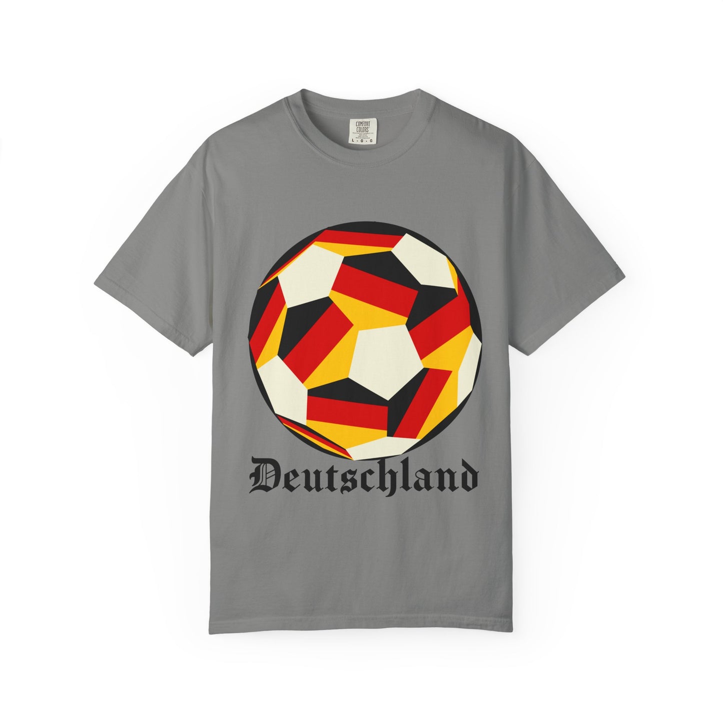 Deutschland Fan Specialty Soccer Ball Design T Shirt