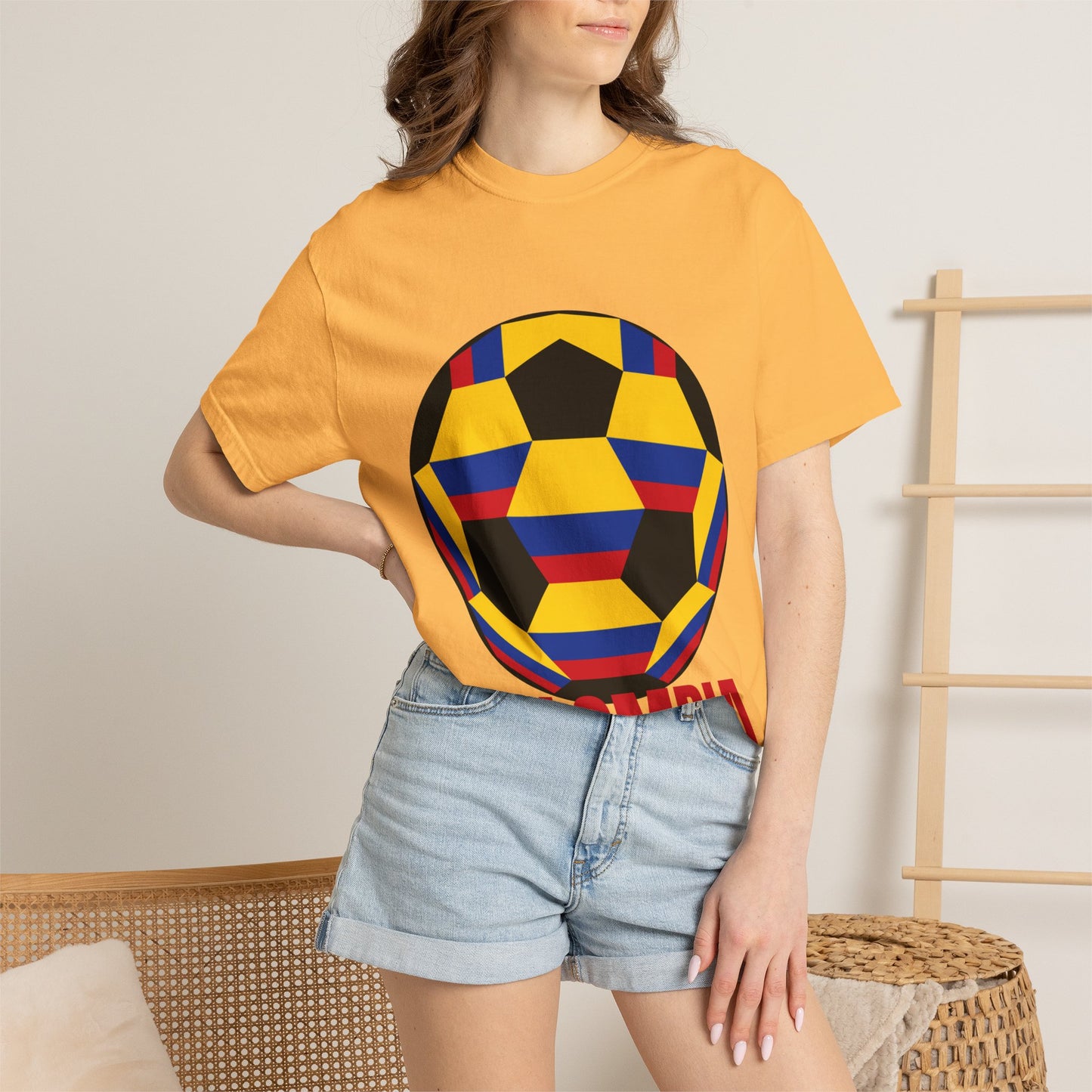 Columbia Fan Specialty Soccer Ball Design T Shirt