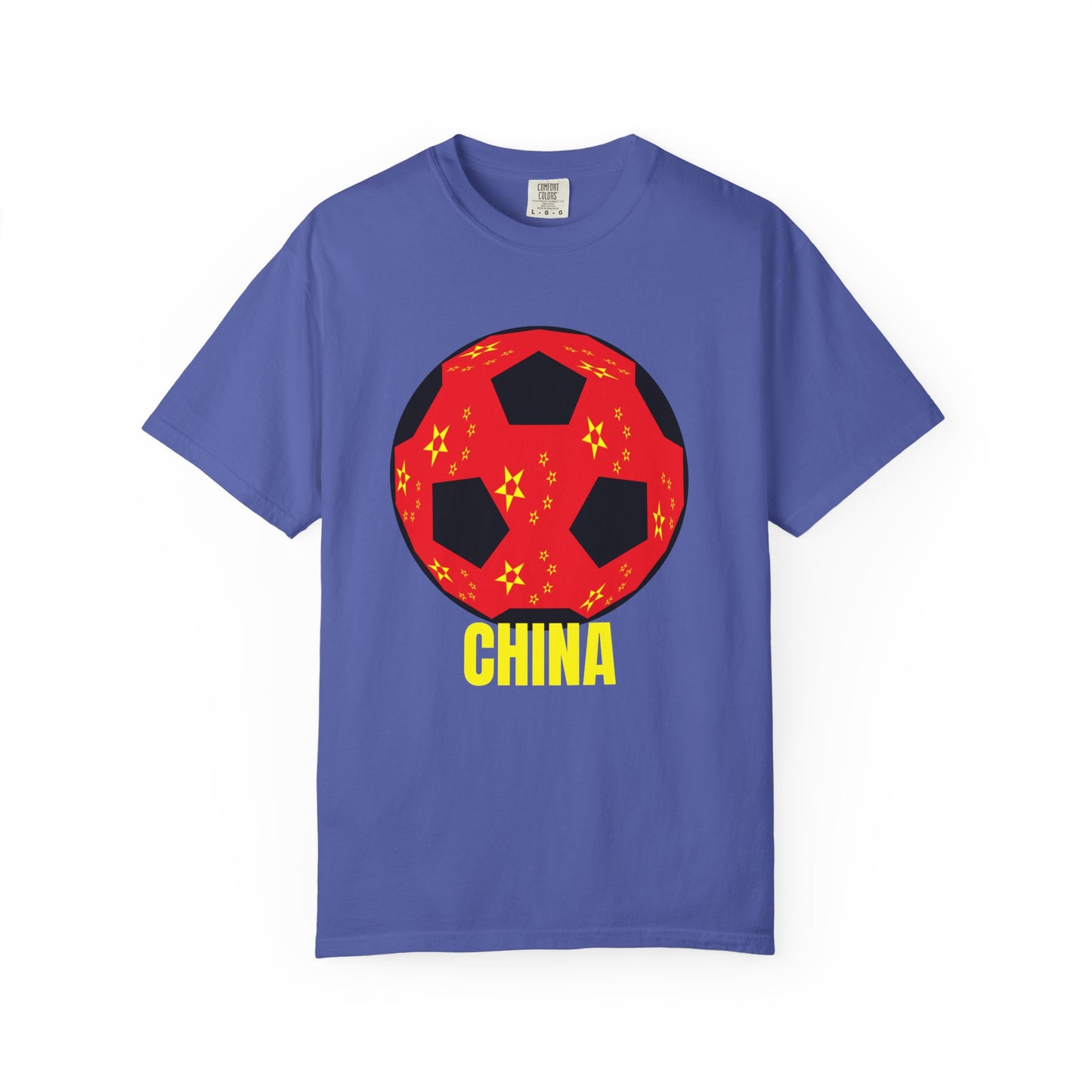 China Fan Specialty Soccer Ball Design T Shirt