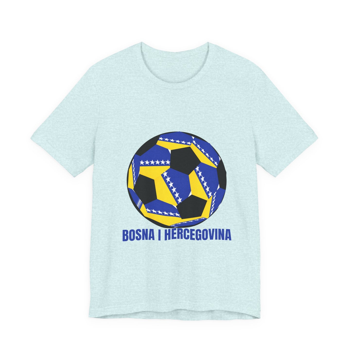 Bosnia Herzegovina Fan Specialty Soccer Ball Design T Shirt