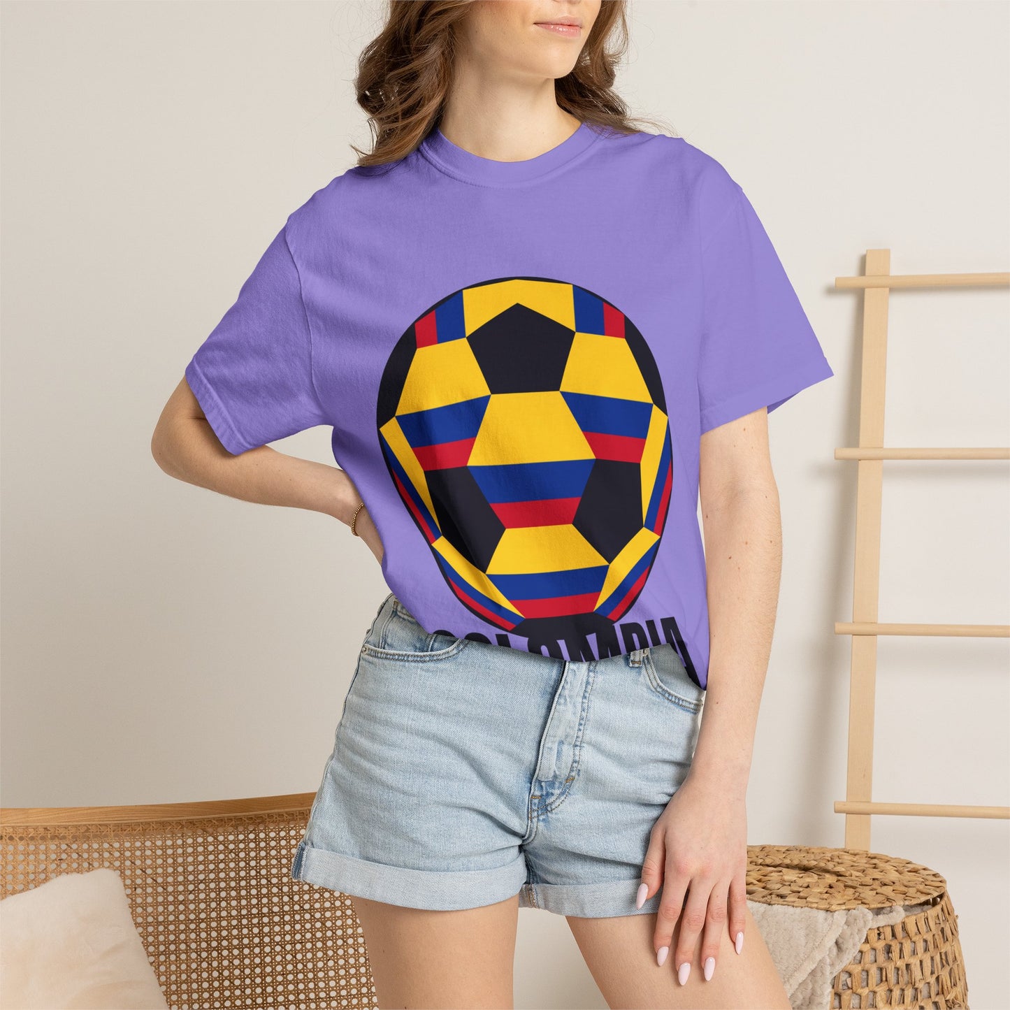 Columbia Fan Specialty Soccer Ball Design T Shirt