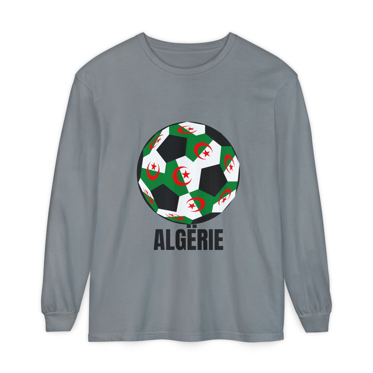ALGËRIE Fan Specialty Soccer Ball Design T Shirt