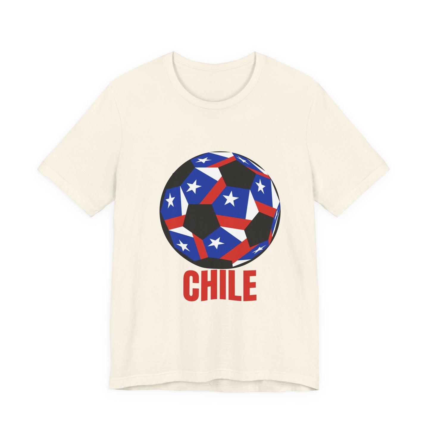 Chile Fan Specialty Soccer Ball Design T Shirt