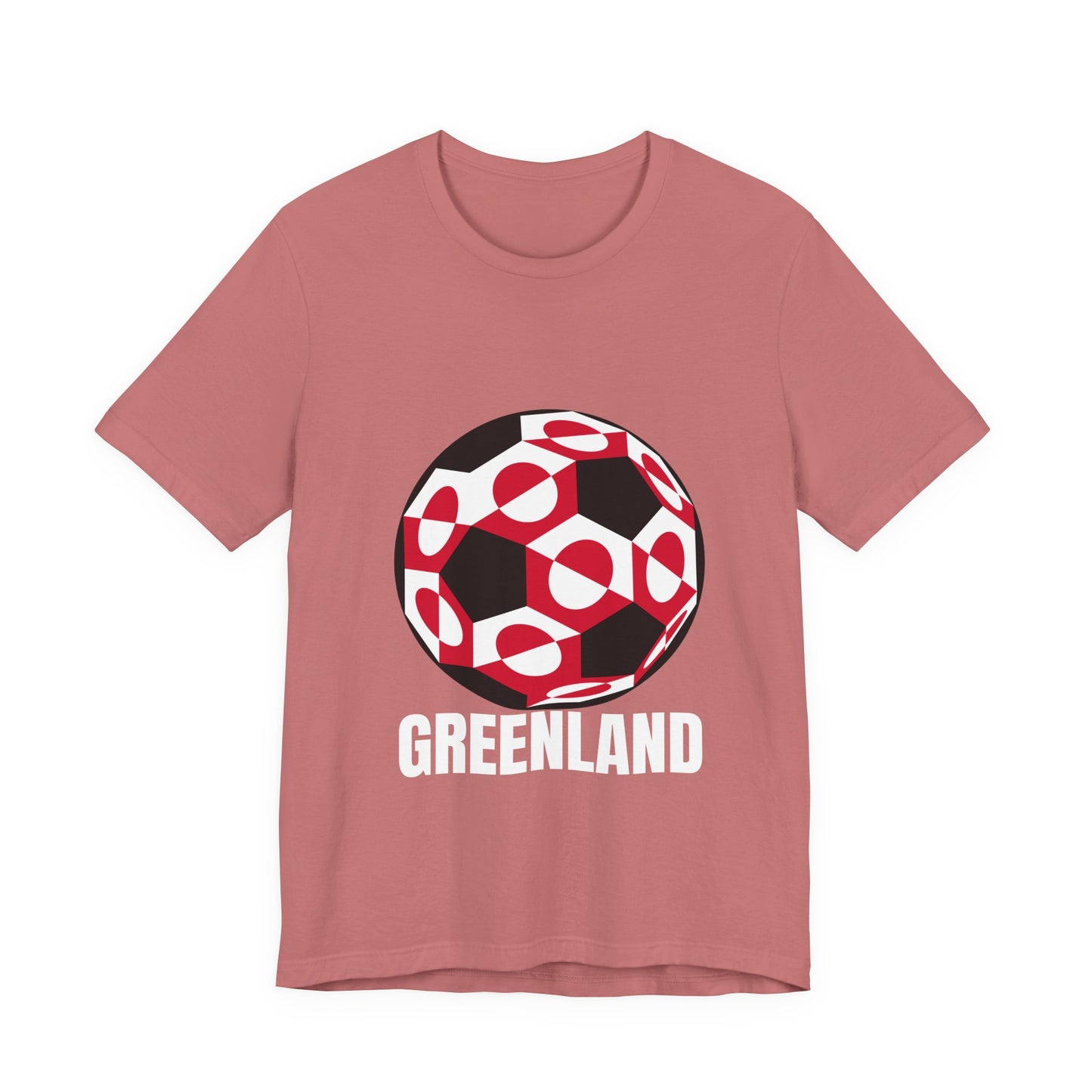 Greenland Fan Specialty Soccer Ball Design T Shirt