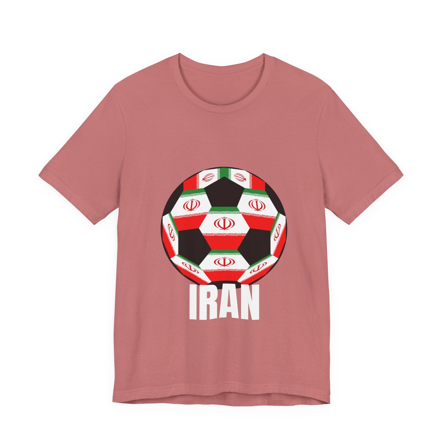 Iran Fan Specialty Soccer Ball Design T Shirt