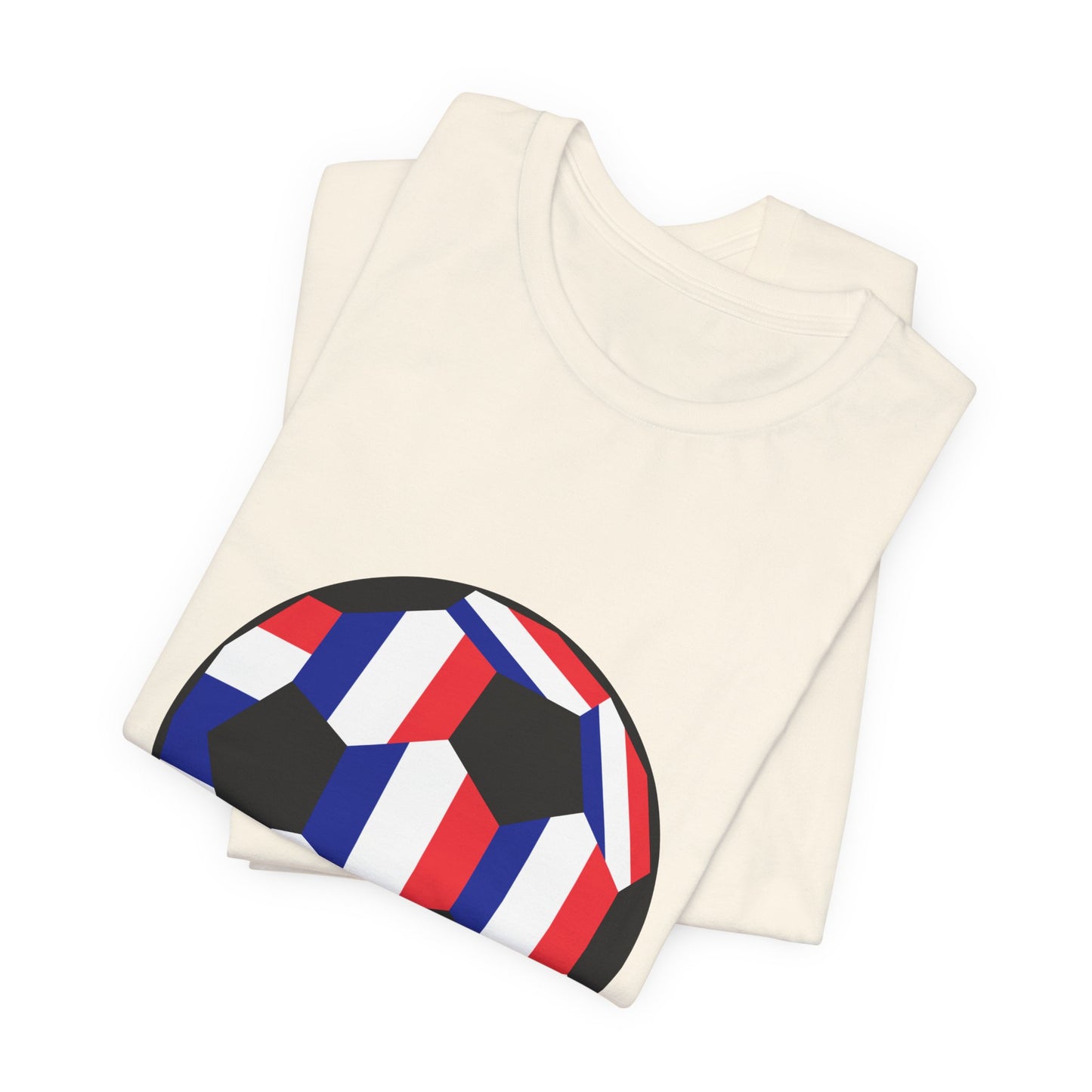 Francais Fan Specialty Soccer Ball Design T Shirt