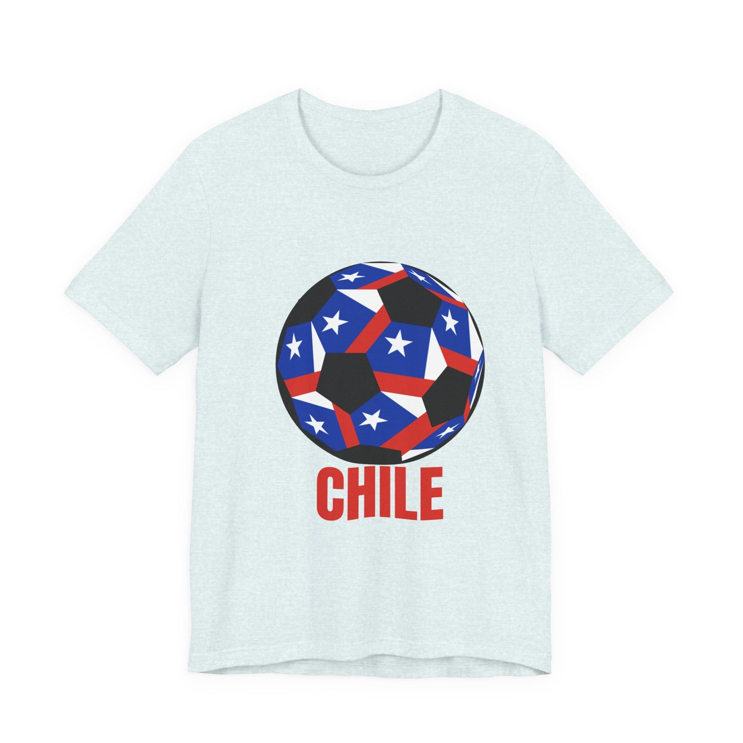 Chile Fan Specialty Soccer Ball Design T Shirt