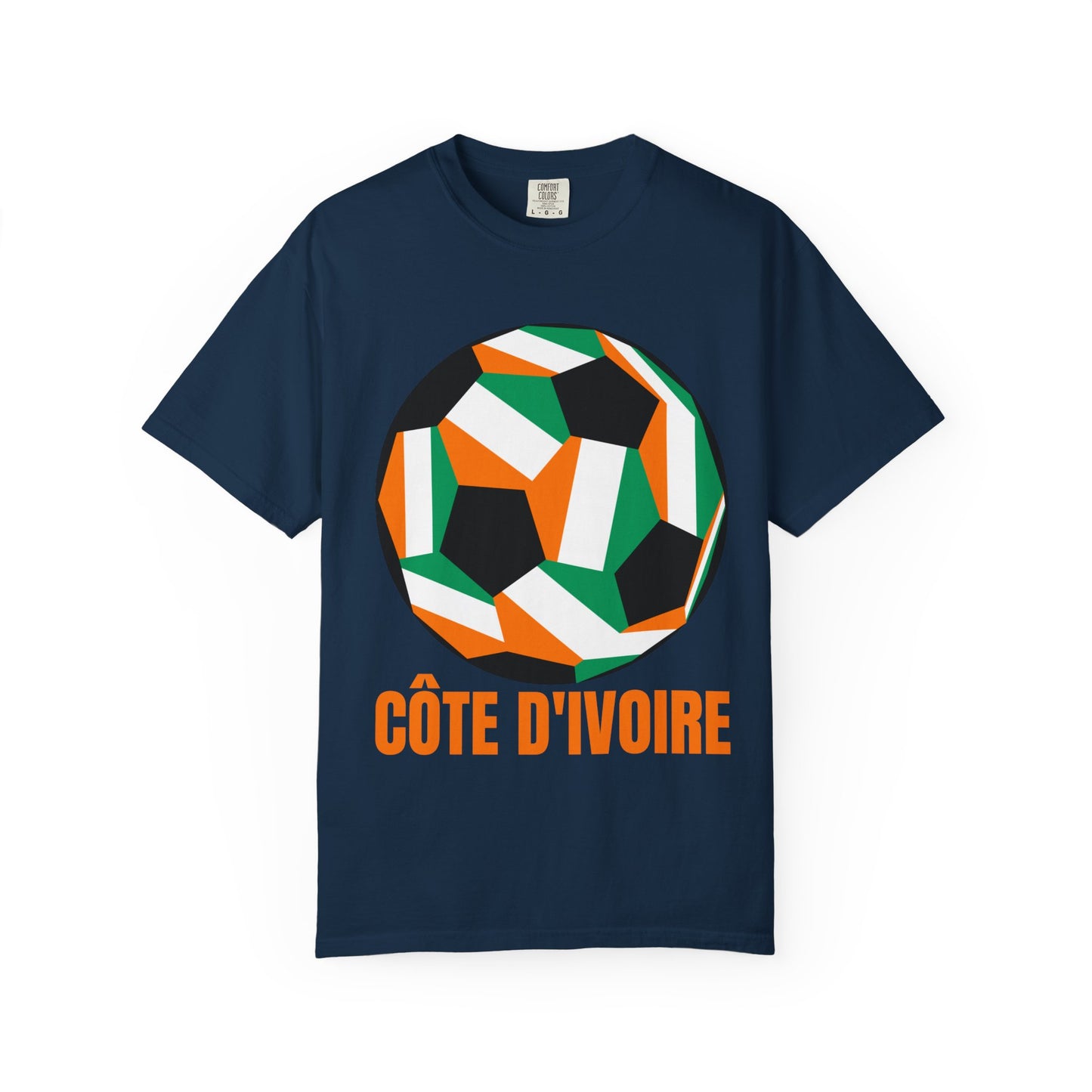 CÔTE D' IVOIRE Fan Specialty Soccer Ball Design T Shirt
