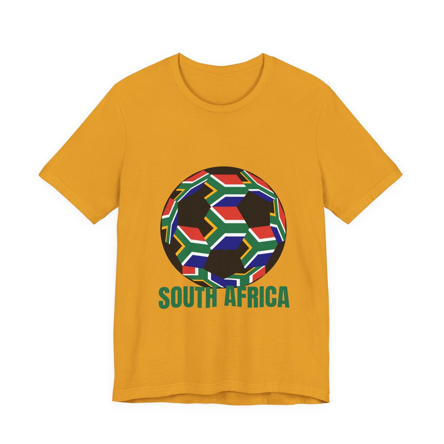 South Africa Fan Specialty Soccer Ball Design T Shirt