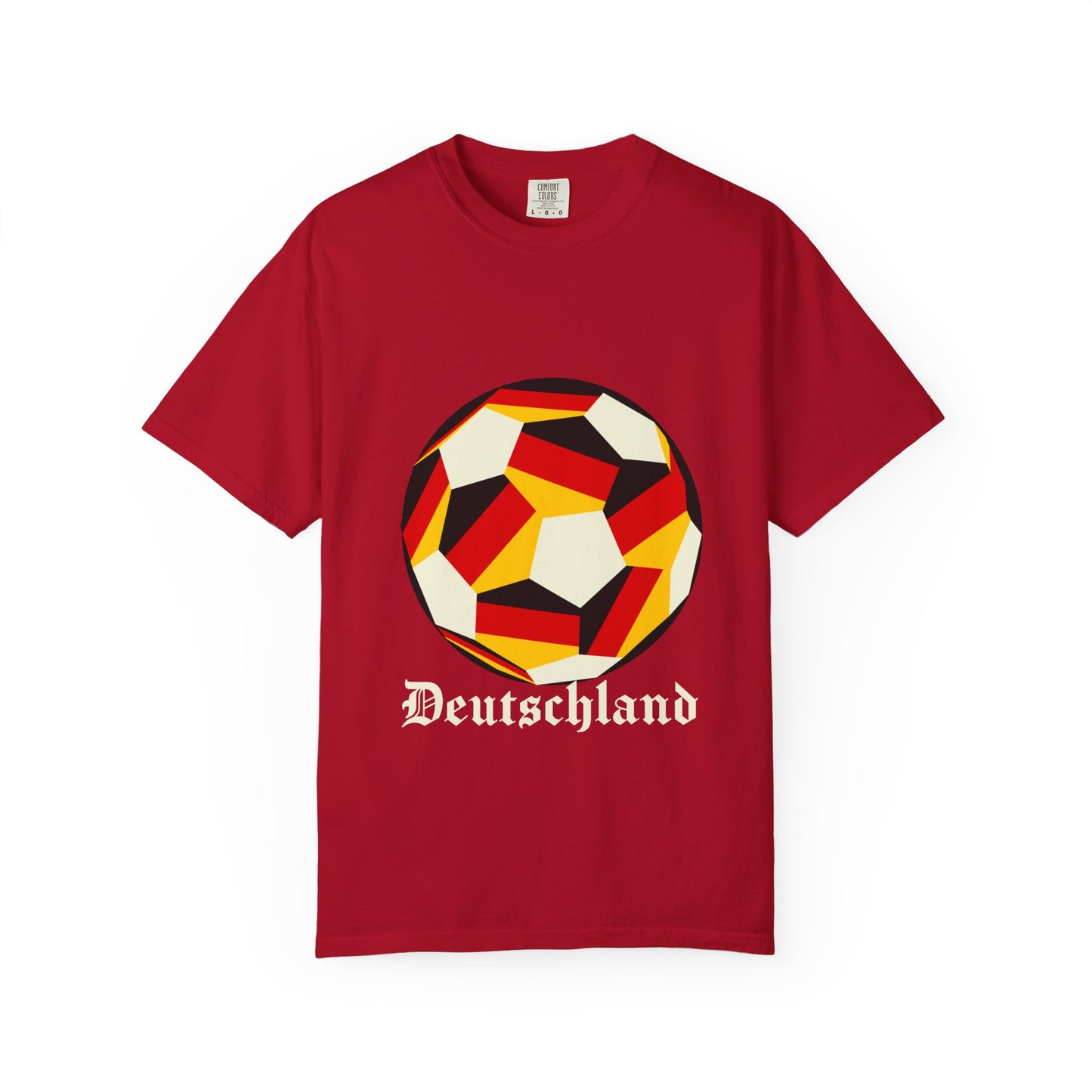 Deutschland Fan Specialty Soccer Ball Design T Shirt