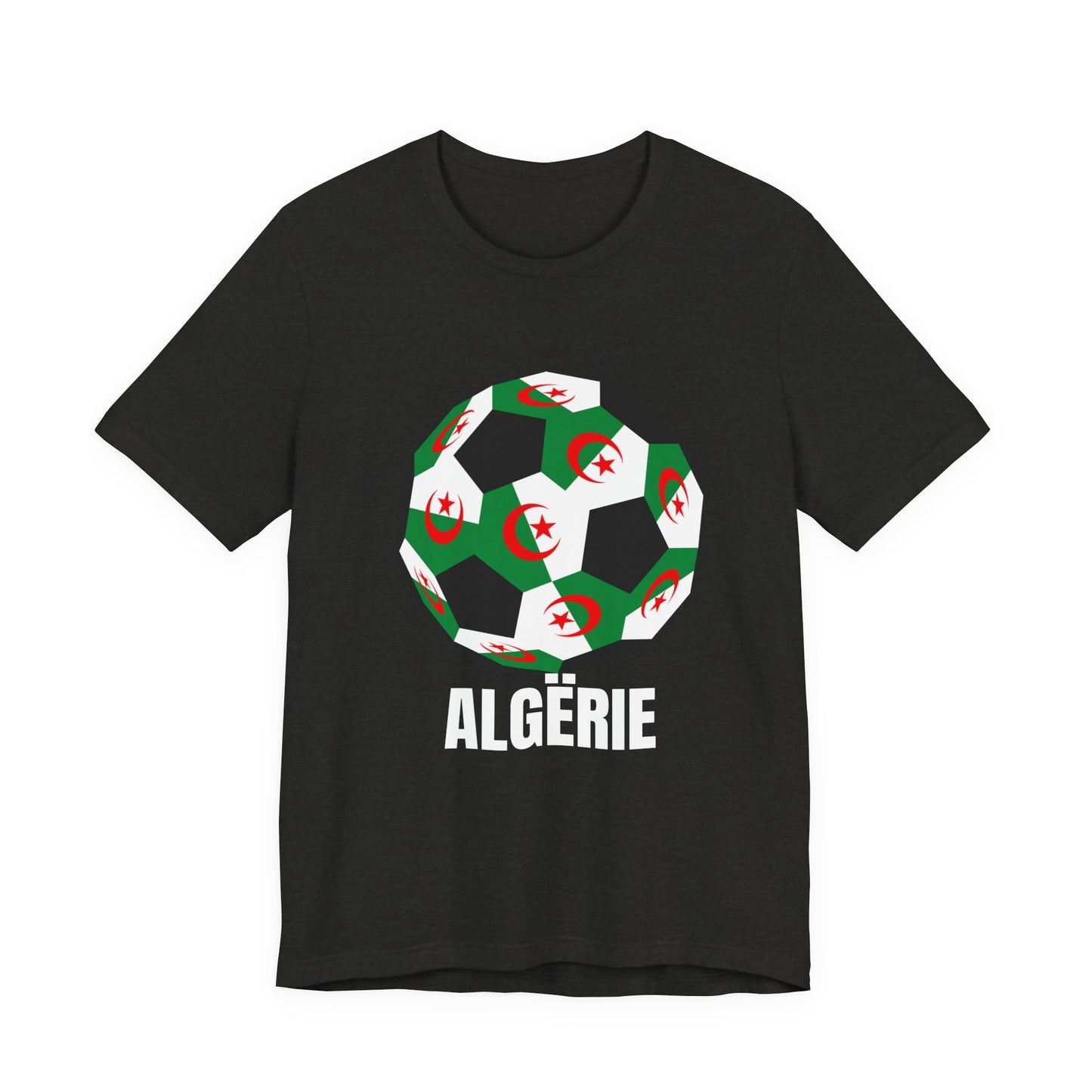 ALGËRIE Fan Specialty Soccer Ball Design T Shirt