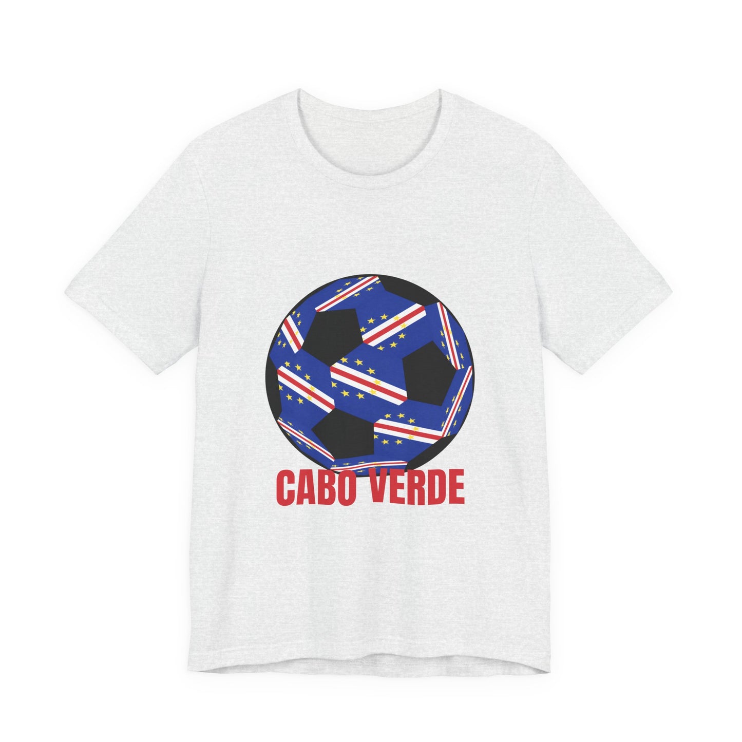 Cabo Verde Fan Specialty Soccer Ball Design T Shirt