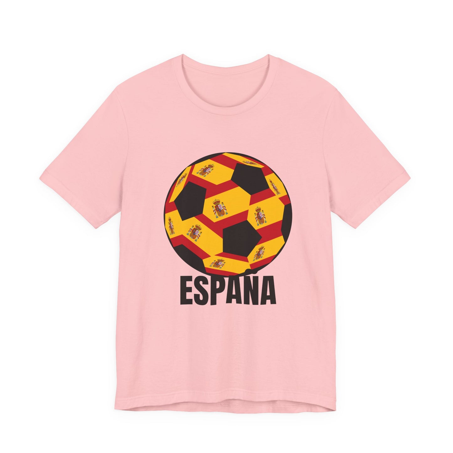 Spanish Fan España T-Shirt Black Text