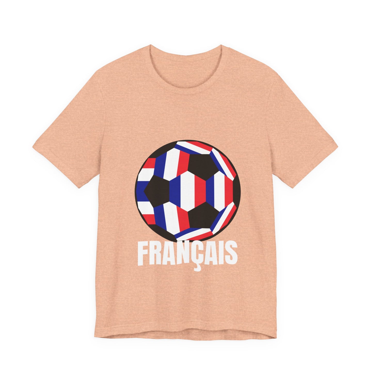 Francais Fan Specialty Soccer Ball Design T Shirt
