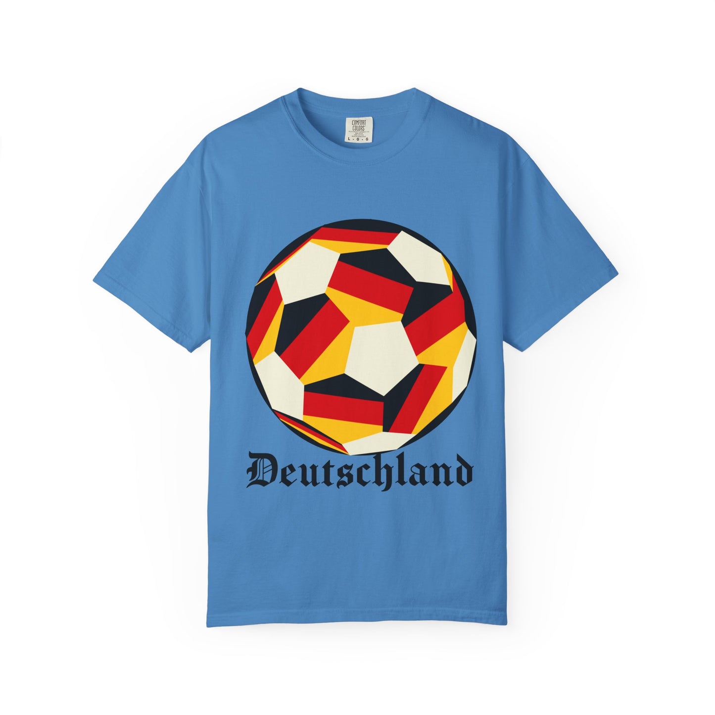 Deutschland Fan Specialty Soccer Ball Design T Shirt