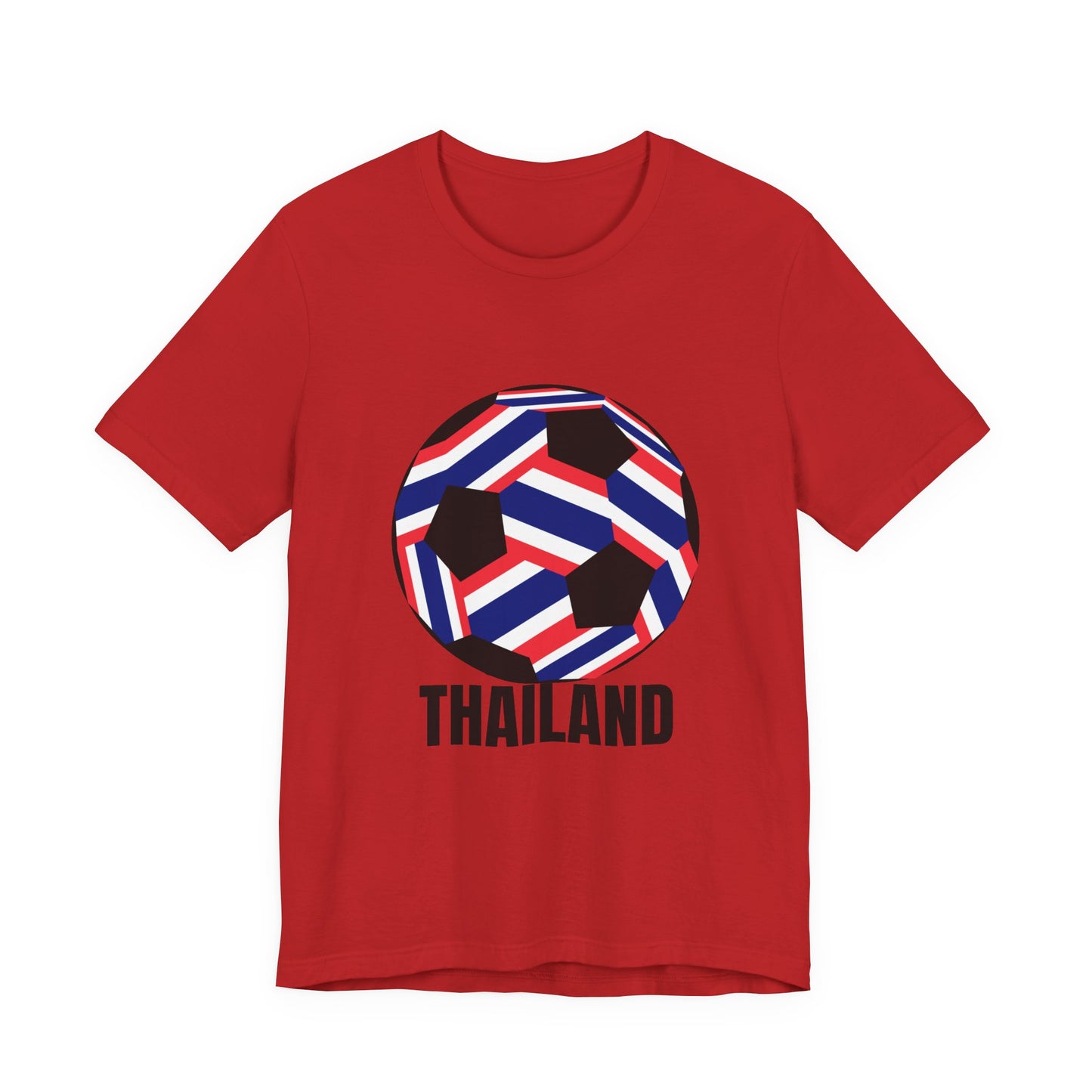 Thailand Fan Specialty Soccer Ball Design T Shirt