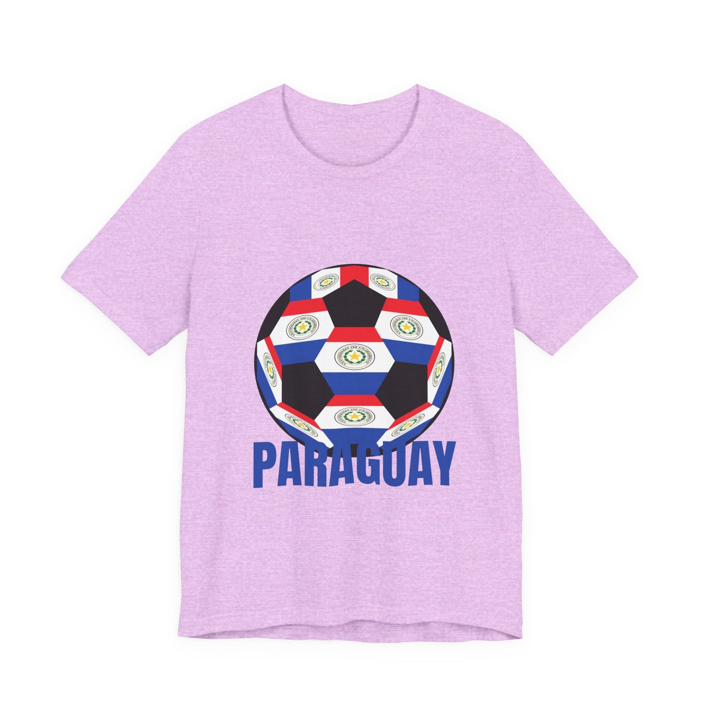 Paraguay Fan Specialty Soccer Ball Design T Shirt