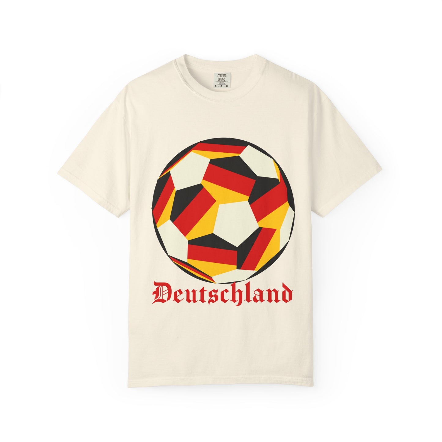 Deutschland Fan Specialty Soccer Ball Design T Shirt