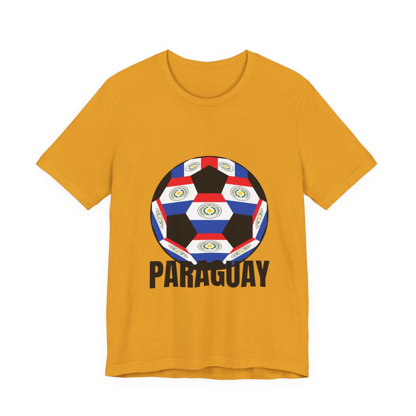 Paraguay Fan Specialty Soccer Ball Design T Shirt