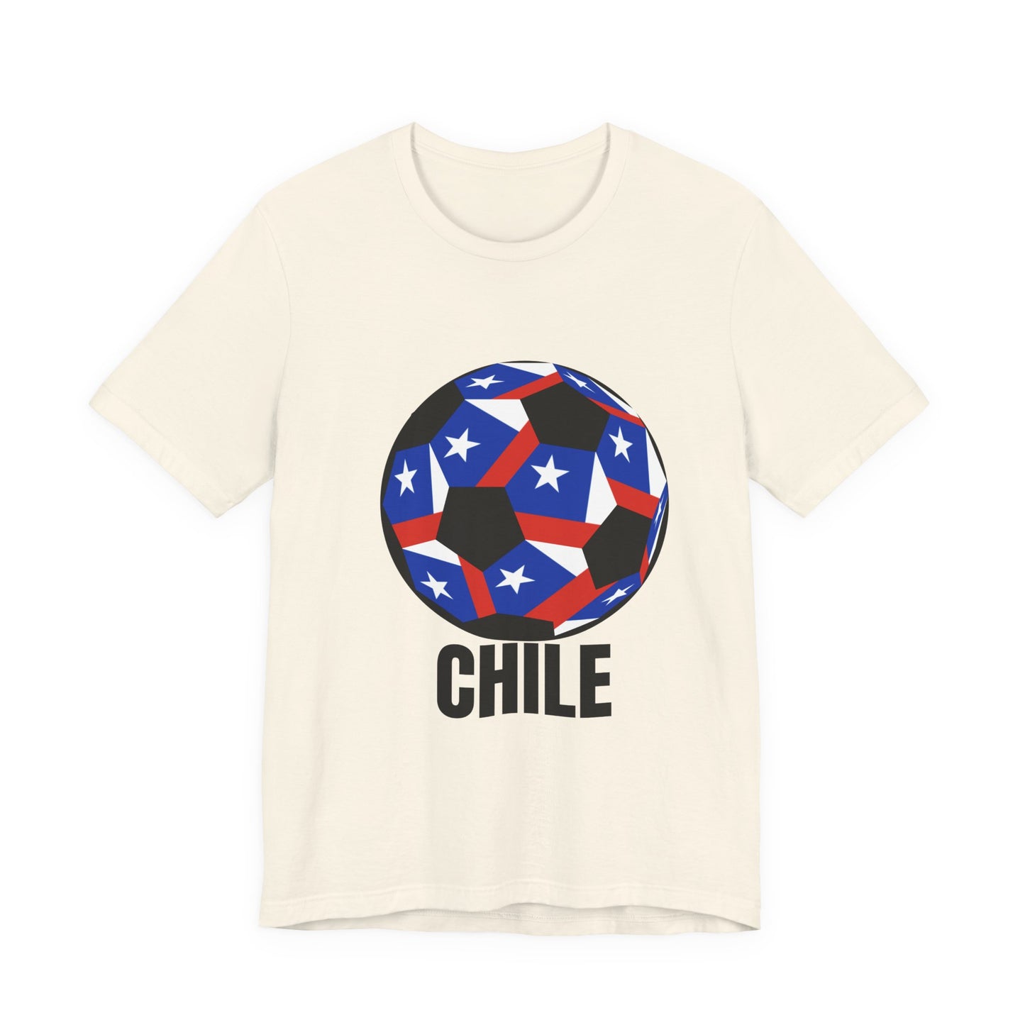 Chile Fan Specialty Soccer Ball Design T Shirt