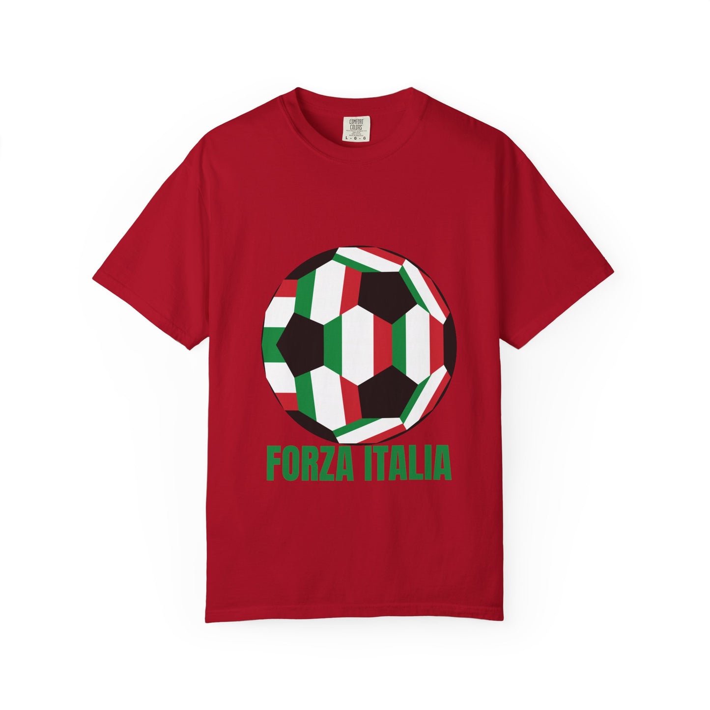 Forza Italia Fan Specialty Soccer Ball Design T Shirt