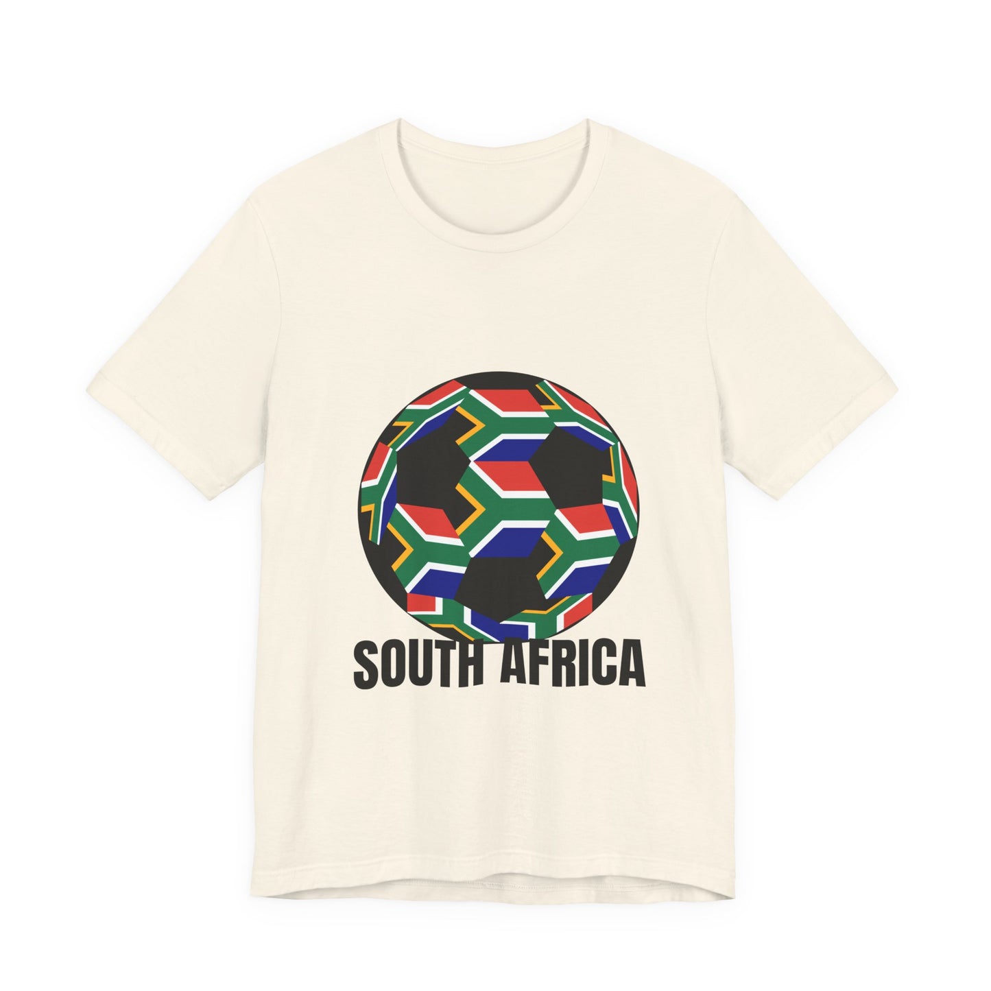 South Africa Fan Specialty Soccer Ball Design T Shirt
