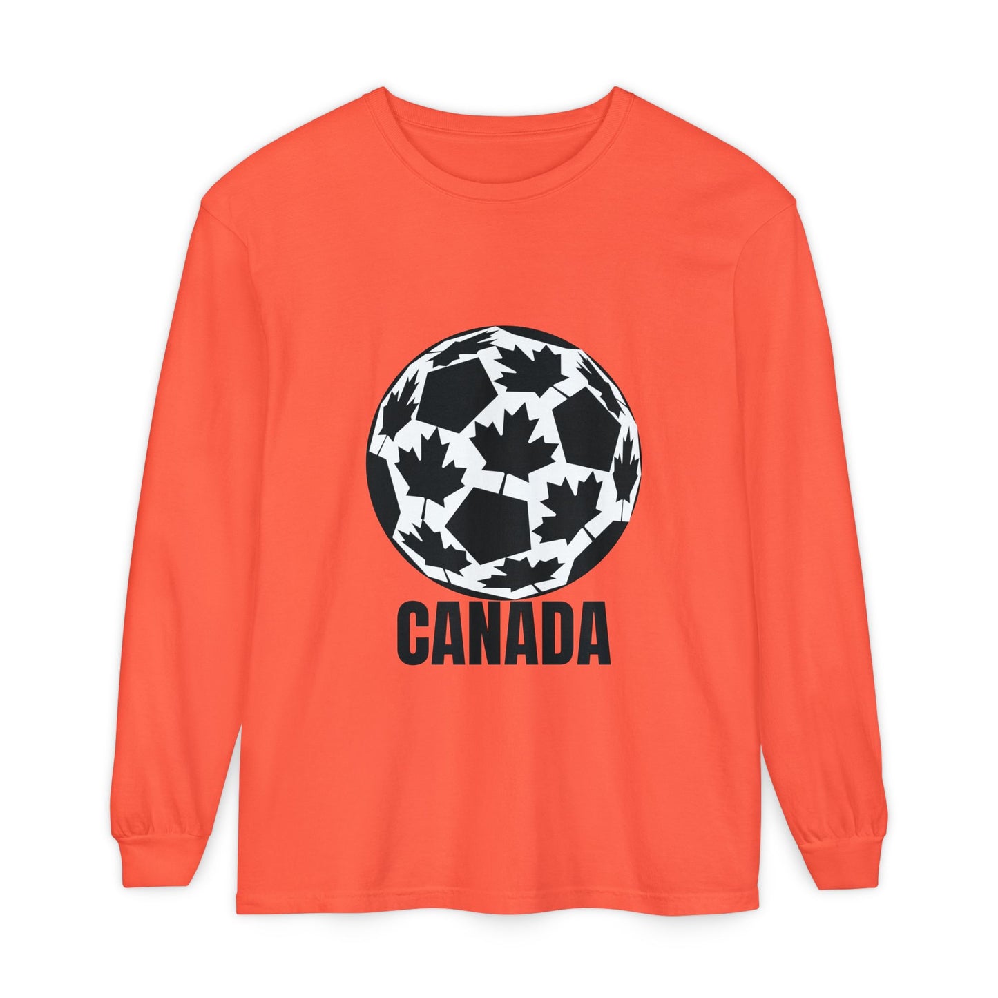 Canada Fan Specialty Soccer Ball Design Long Sleeve