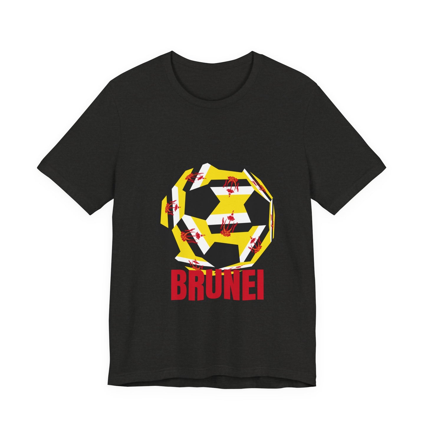 Brunei Fan Specialty Soccer Ball Design T Shirt