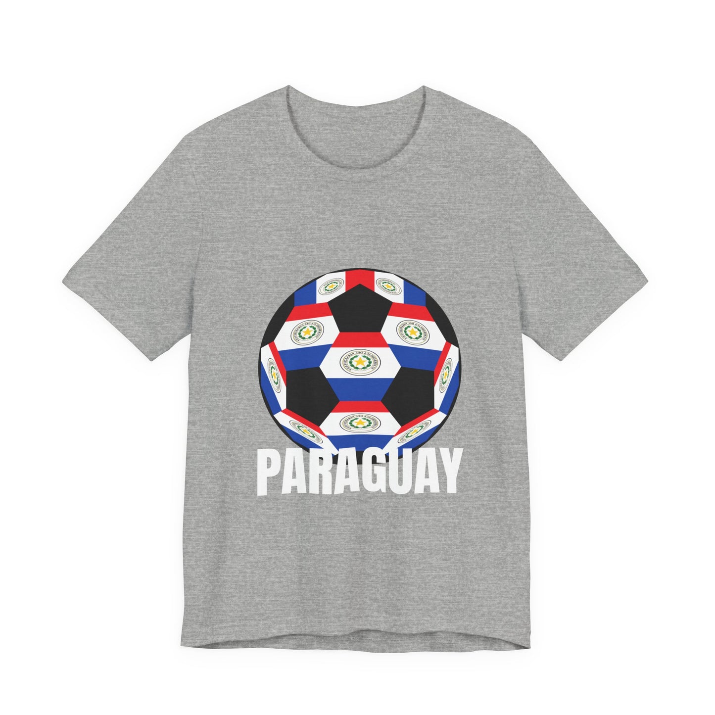Paraguay Fan Specialty Soccer Ball Design T Shirt