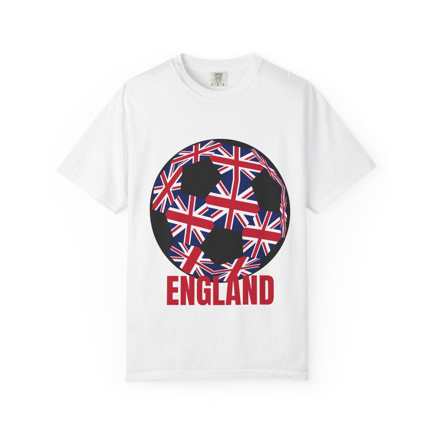 English Style Specialty Soccer Ball Design T Shirt
