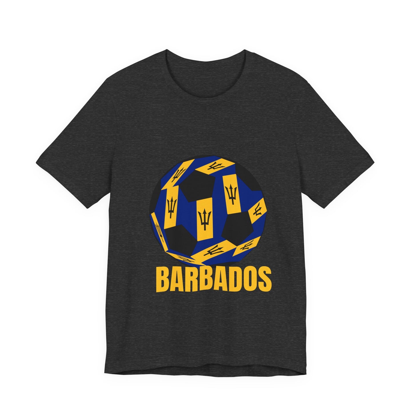 Barbados Fan Specialty Soccer Ball Design T Shirt