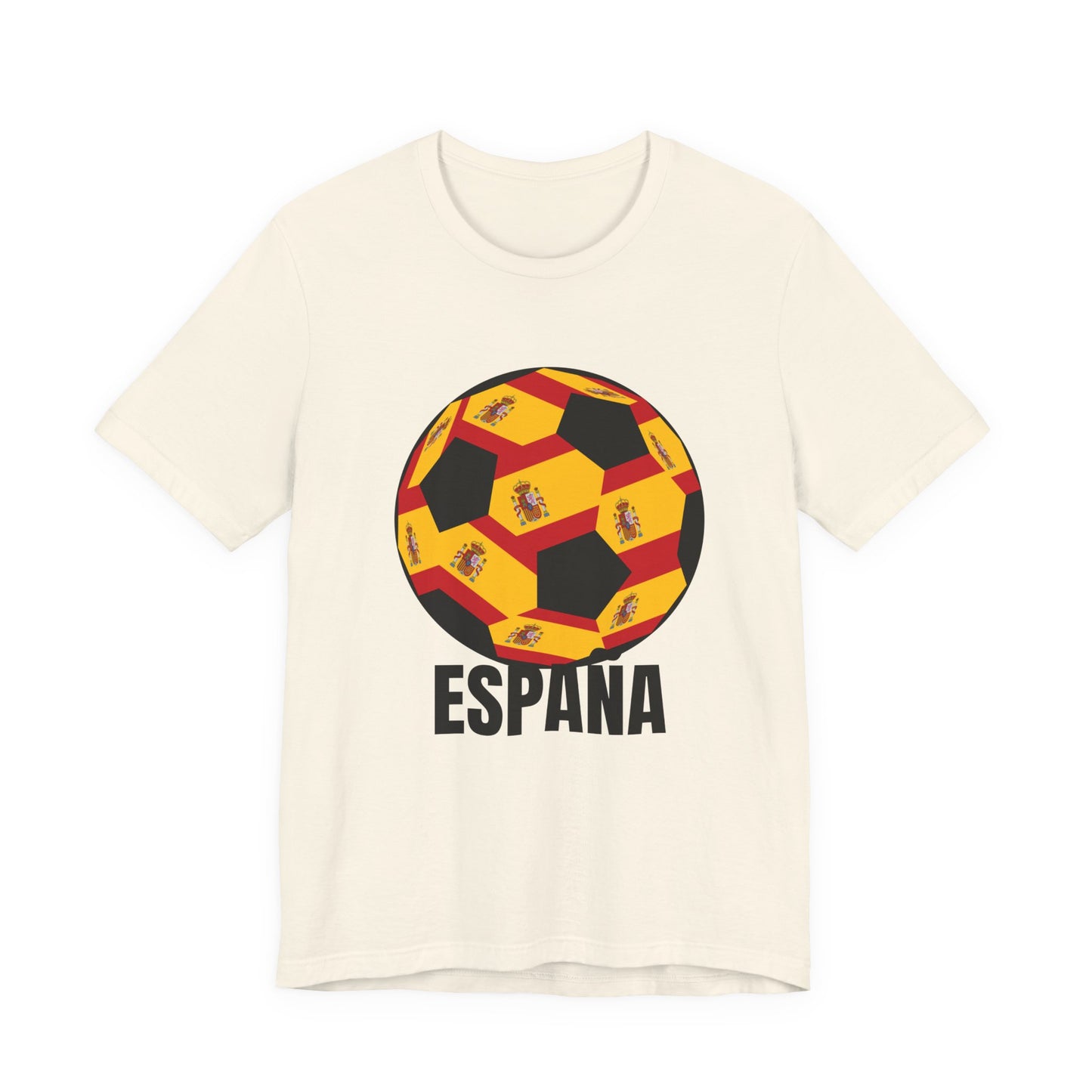 Spanish Fan España T-Shirt Black Text