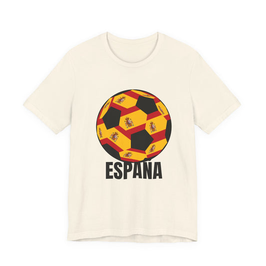 Spanish Fan España T-Shirt Black Text