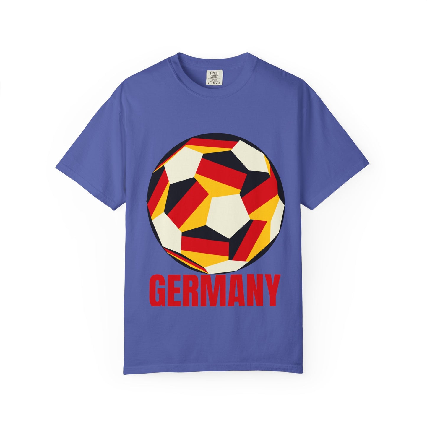 Germany Fan Specialty Soccer Ball Design T Shirt