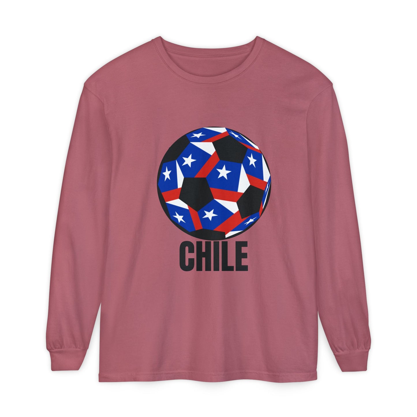 Chile Fan Specialty Soccer Ball Design Long Sleeve