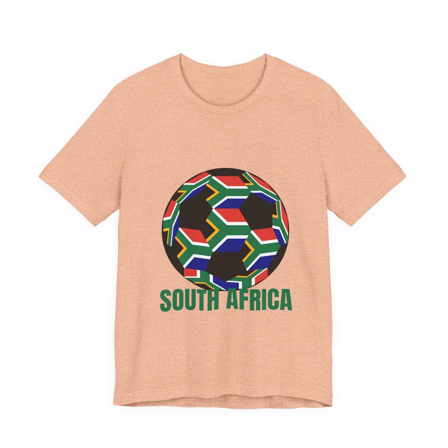 South Africa Fan Specialty Soccer Ball Design T Shirt