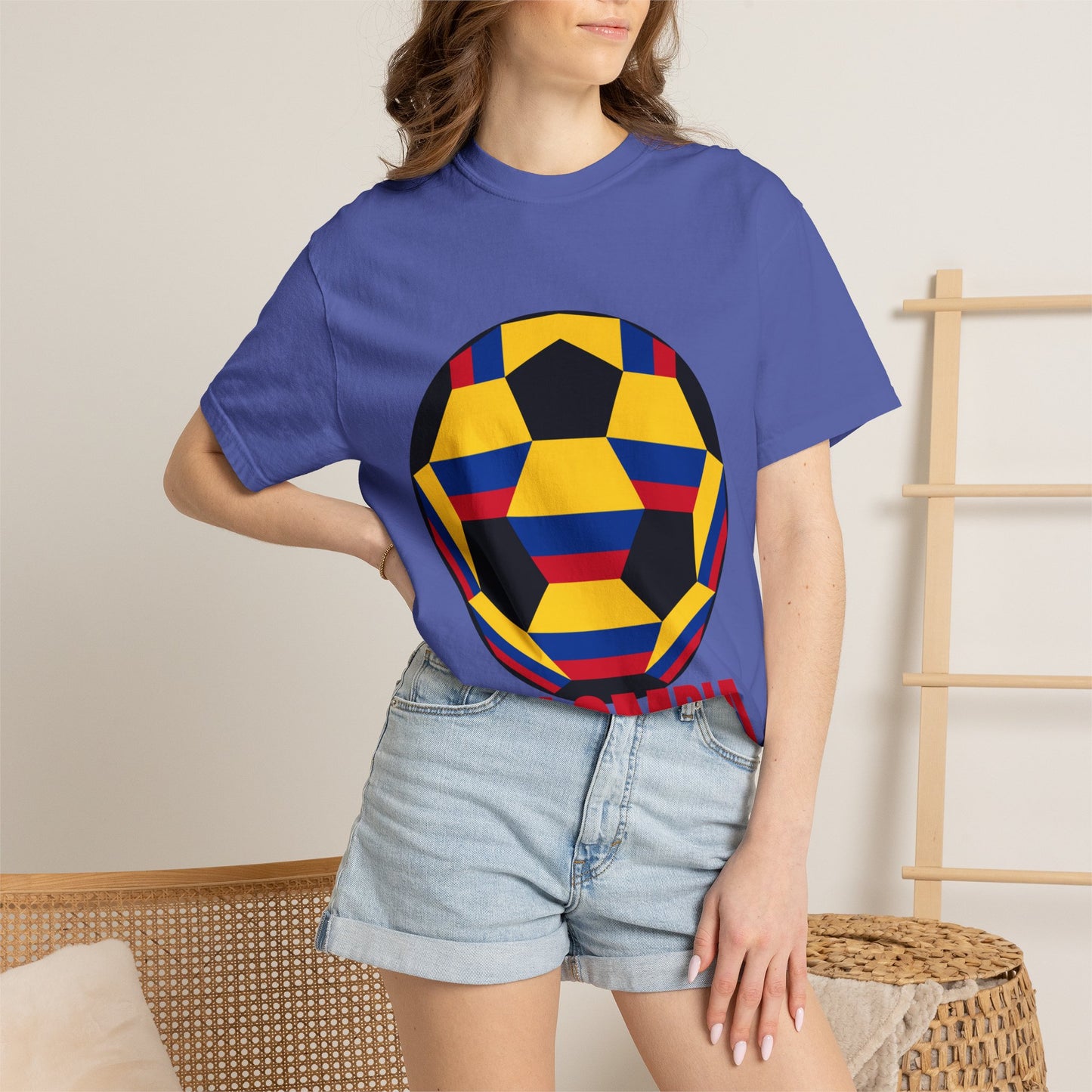 Columbia Fan Specialty Soccer Ball Design T Shirt