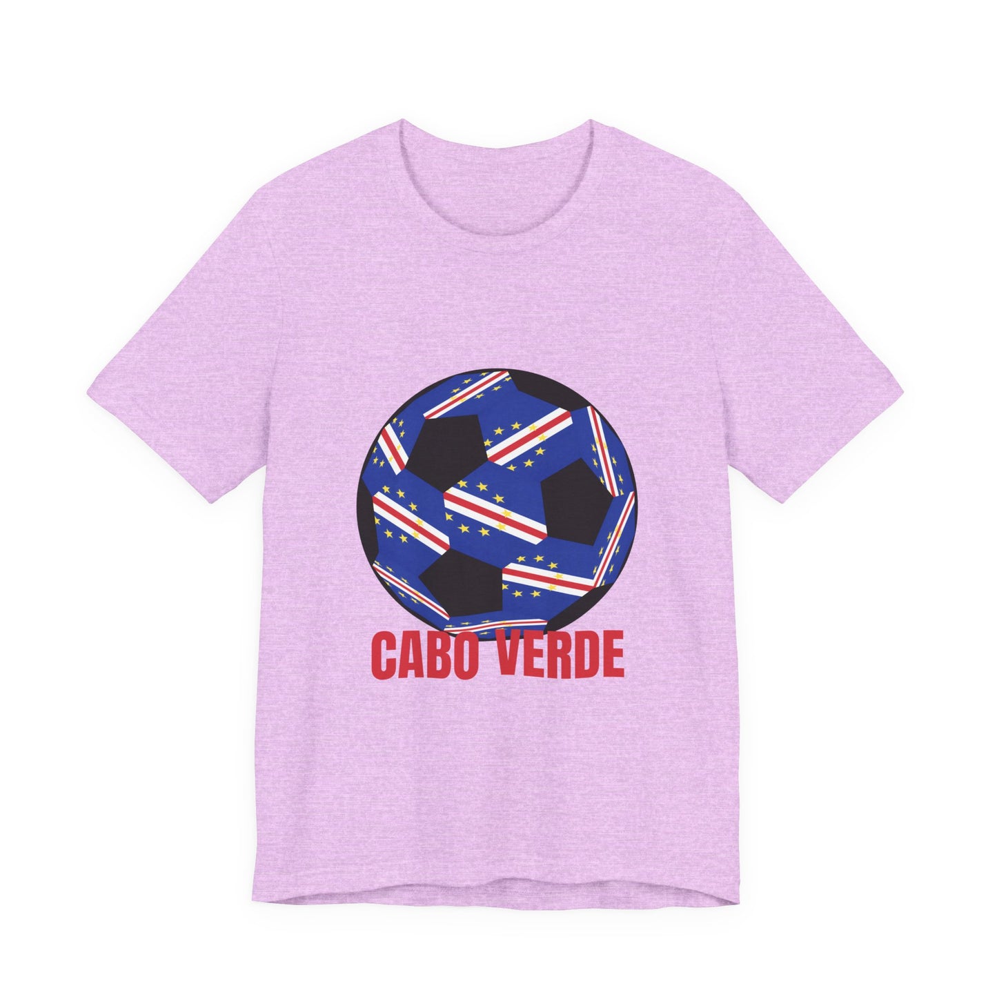 Cabo Verde Fan Specialty Soccer Ball Design T Shirt