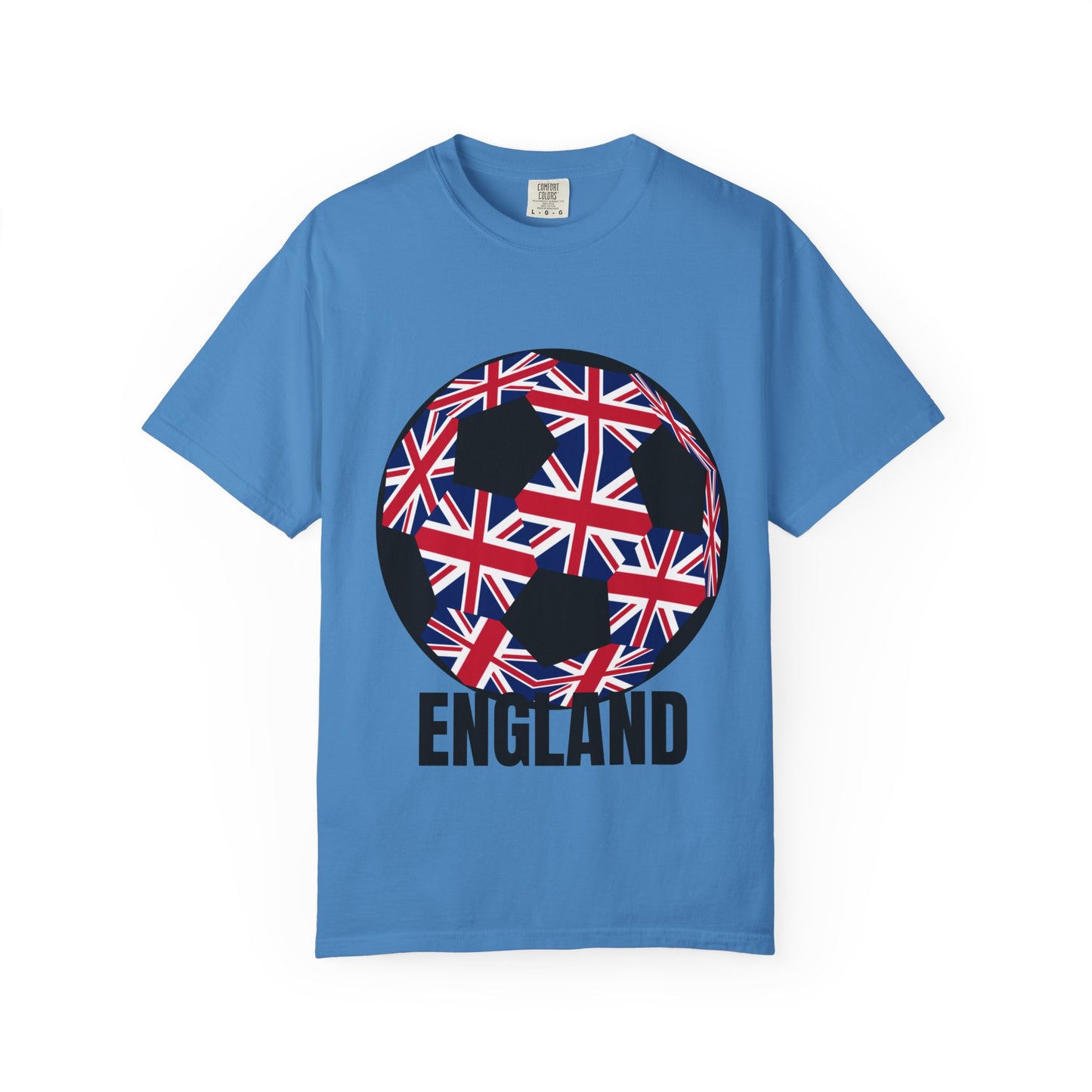 English Style Specialty Soccer Ball Design T Shirt