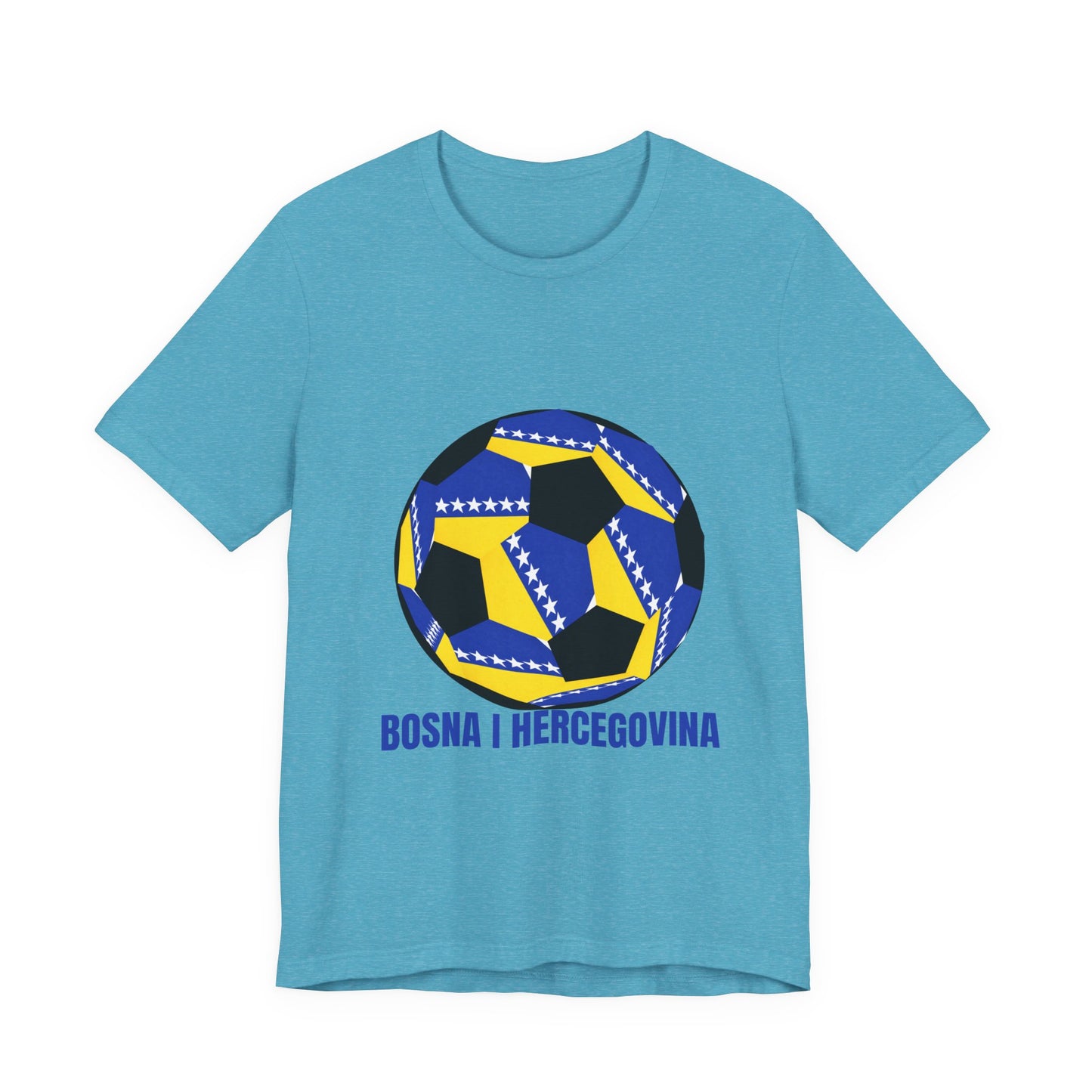 Bosnia Herzegovina Fan Specialty Soccer Ball Design T Shirt
