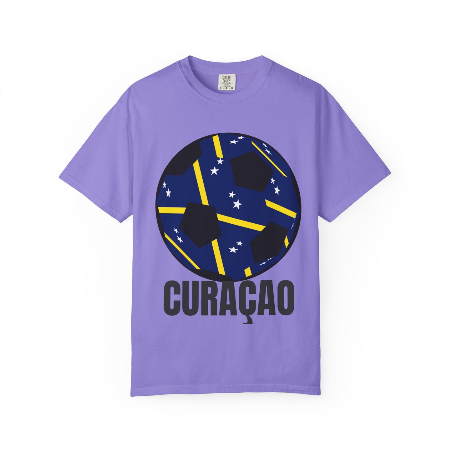 CURAÇAO Fan Specialty Soccer Ball Design T Shirt