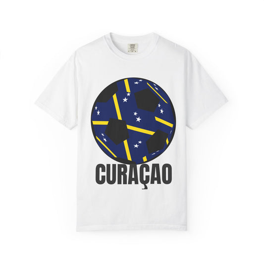CURAÇAO Fan Specialty Soccer Ball Design T Shirt