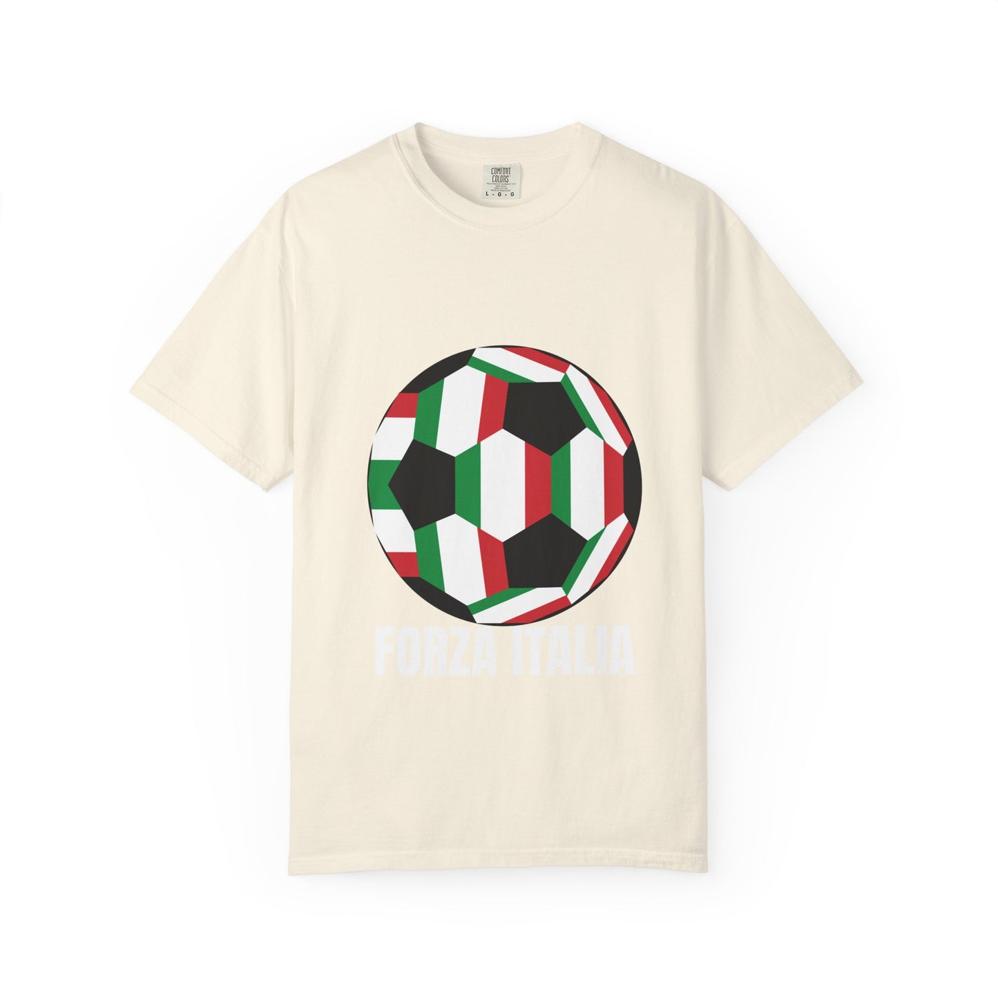 Forza Italia Fan Specialty Soccer Ball Design T Shirt
