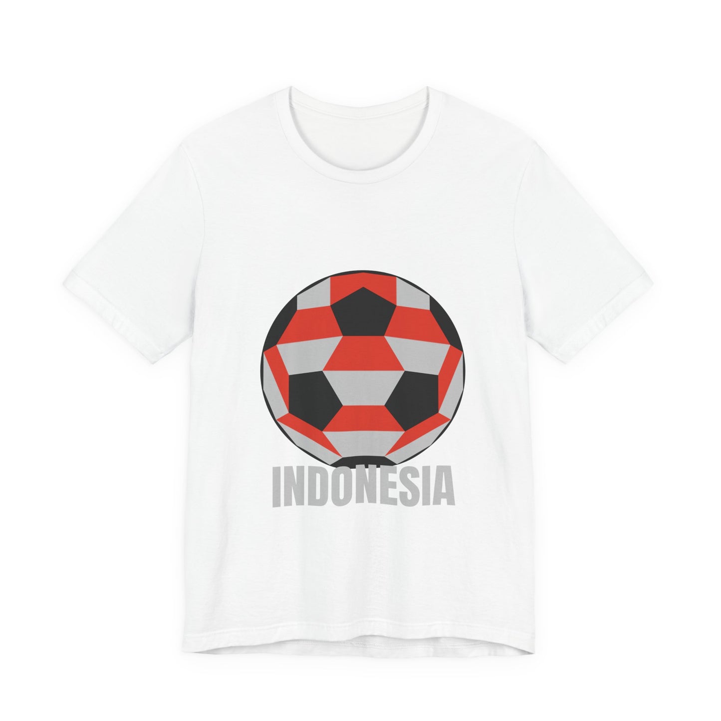 Indonesia Fan Specialty Soccer Ball Design T Shirt